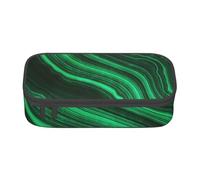 CMJSGG Trama di malachite, Astuccio per matite, Astuccio per matite Astuccio per penne a matita di grande capacità Borsa per cosmetici