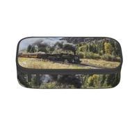 CMJSGG Treno locomotiva a vapore stampato carino, Astuccio per matite, Astuccio per matite Astuccio per penne a matita di grande capacità Borsa per cosmetici