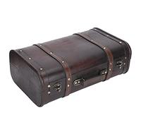CMJSGG Valigia vintage, valigia portatile in legno personalizzata, per uomini e donne, per studio fotografico, scenografia, scatola decorativa, Colore unico, Taglia unica