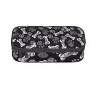 CMJSGG Zampa del cucciolo di cane, Astuccio per matite, Astuccio per matite Astuccio per penne a matita di grande capacità Borsa per cosmetici