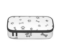 CMJSGG Zampa di cane Osso di cane, Astuccio per matite, Astuccio per matite Astuccio per penne a matita di grande capacità Borsa per cosmetici