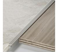 CMJYMX 3 Pezzi 100 Cm Soglia di Dislivello Pavimento, Modanatura di Transizione Le Irregolarità del Pavimento E Laminati, Parquet, Piastrelle, Finiture di Moquette(Gray,4cm/1.57in)