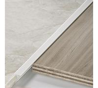 CMJYMX 3 Pezzi 100 Cm Soglia di Dislivello Pavimento, Modanatura di Transizione Le Irregolarità del Pavimento E Laminati, Parquet, Piastrelle, Finiture di Moquette(White,3cm/1.18in)