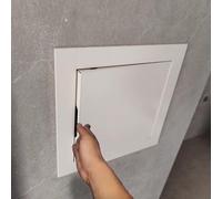 CMJYMX Pannello di Accesso Dimensioni A Scelta, Sportello di Ispezione in Metallo con Chiusura A Pressione, Botola Ispezione Porta per Mansarda per L'impianto Idraulico(150x150mm/6x6in)