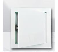 CMJYMX Pannello di Accesso Sportello di Ispezione A Secco 15 35 40 45 50 60cm Botola Ispezione Porta di Manutenzione per Soffitta A Muro per Idraulici, Chiusura Magnetica(150x150mm/6x6in)