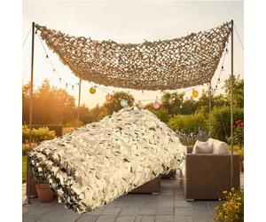 CMJYMX Rete Mimetica Rinforzata, Rete Ombreggiante Decorativa con Supporto in Rete per Paesaggi Forestali, Caccia All'aperto, Foresta(12x15m/39.3x49.2ft)
