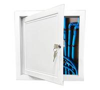 CMJYMX Sportello di Accesso Botola Ispezione A Soffitto Bloccabile, Coperchio dello Sportello di Manutenzione in Alluminio, Pannello di Ispezione Ignifugo per Interni di Casa(400x400mm/16x16in)