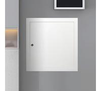CMJYMX Sportello di Ispezione in Metallo per Soffitta, Botola Ispezione Cartongesso Porta di Manutenzione da 15 20 30 35 40 45 50 60cm per Cassette Contatori/Servizi(450x450mm/18x18in)
