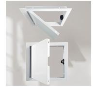CMJYMX Sportello Ispezione Porta di Manutenzione in Metallo, Botola Ispezione 25 X 25, 30 X 45, 60 X 60cm, Pannello di Accesso Magnetico per Abitazioni/Garage/Soffitte(150x150mm/6x6in)