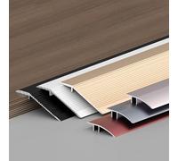 CMJYMX Strisce di Transizione in Alluminio, Profilo di Raccordo per Porte A Pavimento, Soglia di Transizione per Piastrelle in Laminato, Dislivello da 0.8-1.5 Cm/1.5-4.5 Cm(Rose Gold,4.2cm/1.65in)