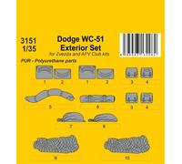 CMK 129-3151 - 1:3 5 Dodge WC-51 Stivaggio And Seat Cushions / per Zvezda Other