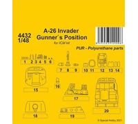CMK 129-4432 - 1:48 A-26 Invader Gunner's Position - Nuovo