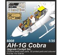 CMK 129-6008 Set Cockpit Upgrade AH-1G Cobra 1/35 per ICM Kit - Nuovo