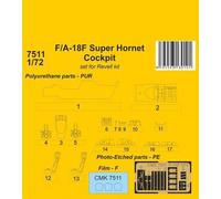 CMK 129-7511 - 1:72 F/A-18F Super Hornet Cockpit 1/72 / Per Revell - Nuovo