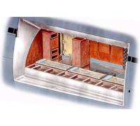 CMK 129-N72015 - 1:72 U-Boat Tipo Ix Frontale Equipaggio Quarters F. Rev - Nuovo