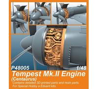 CMK 129-P48005 - 1/48 - Tempesta Mk. II Motore (Centaurus) per Sh And Eduard Kit