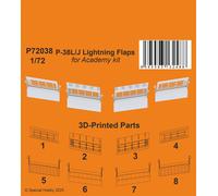 CMK 129-P72038 - 1:72 P-38L/J Lightning Flaps 1/72 / Per Kit Academy - Nuovo