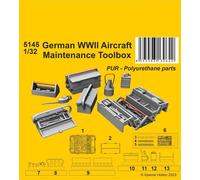 CMK 5145 1:32 - Set Attrezzi Manutenzione Aerei WWII Tedeschi - Kit