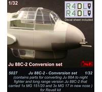 Cmk Junkers Ju 88C-2 Conversion Set Revell Night Fighter 1:32 Modello Kit