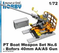 CMK N72044 - 1/72 - PT Barca Arma Set No.6 - Bofors 40mm Aa / As Gun - Nuovo