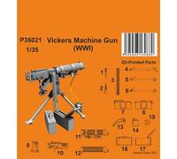 CMK P35021 - 1/35 - Vickers Machine Gun (WWI) - Nuovo