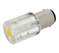 CML 18561232 Luce di segnalazione a LED Giallo BA15d 230 V/AC 100 mcd