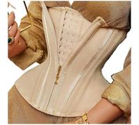 CMLDJBD Corsetto Donna Cintura Traspirante con Cerniera Sport con La Cintura A Vita Stretta Postpartum Cintura A Forma di Corpo Che Modella-albicocca-2xl