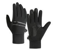 CMLDJBD Guanti Inverno Sportivi Touchscreen Foderati, Caldi, Non Slip per Uomini E Donne L'autunno l'inverno-Nero 2-l