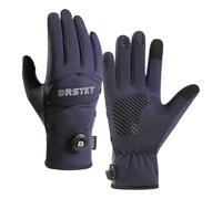 CMLDJBD Guanti Inverno Sportivi Touchscreen Foderati, Caldi, Non Slip per Uomini E Donne L'autunno l'inverno-Blu 2-XL