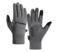CMLDJBD Guanti Inverno Sportivi Touchscreen Foderati, Caldi, Non Slip per Uomini E Donne L'autunno l'inverno-Grigio 1-l
