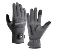 CMLDJBD Guanti Inverno Sportivi Touchscreen Foderati, Caldi, Non Slip per Uomini E Donne L'autunno l'inverno-Grigio 2-l
