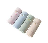 CMLDJBD Slip Donna Cotone Mutandine di Cotone Morbido delle Donne A Vita Alta Hipster Slip Tag Free & Seamless Underwear Traspirante Underpants 4 Pack-Rosa+Blu+Verde+Pelle-XL