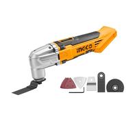 Seghetto Multifunzione a Batterie 20V + Batteria 20V 2Ah Smerigliatrice INGCO