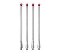 CMM Touch Campione Stem in ceramica Stylus 6 mm punta Ru by testa a sfera non magnetica non conduttiva lunghezza 100 mm resistente all'usura stabile per misurazione di precisione e procedura EDM