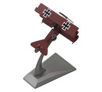 CMO Modellino Aereo, Fokker Dr-1 Triplano Fighter Lega Modello Scala 1/72, Giocattoli e Regali per Adulti, 3,1 x 4,9 Pollici