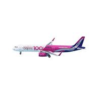 CMO Modellino di Aereo, A321 Ungherese Wizz Air 100 Aereo di Linea Metallo Diescast Modello Scala 1/400, Raccolta e i Regali Adulti, 4,4 X 3,3 Pollici