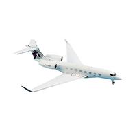 CMO Modellino di Aereo, Gulfstream G650 Qatar Airways Metallo Diescast Modello Scala 1/200, Raccolta e i Regali Adulti, 6 X 6Inch
