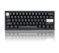 Cmokifuly Tastiera meccanica GMK61 al 60%, tasti lineari Tri-Mode PBT, interruttori lineari a 61 tasti, con guarnizione RGB rivolta a sud, per Windows/MAC (nero, interruttore marrone)
