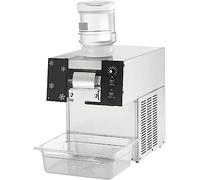 CMOLVUR Macchina per cubetti di ghiaccio, macchina per granite di neve, macchina commerciale per granite, 158,8 kg in 24 ore, creatore elettrico e compatto potabile con cestello a paletta. Perfetto