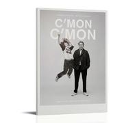 C'mon C'mon5 - Poster su tela, stampa artistica da parete estetica moderna per soggiorno, 40 x 60 cm, con cornice