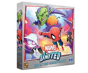 CMON | Espansione Marvel United: Enter the Spider-Verse | Gioco da tavolo cooperativo | Età 14 Plus | 1-4 giocatori | Tempo di gioco: 45 minuti