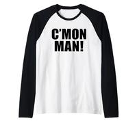 C'mon Uomo Maglia con Maniche Raglan