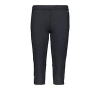 CMP - Pantaloni a ¾ elasticizzati da donna, Nero-Asphalt, 46