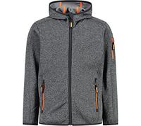CMP 3A29385N, Hooded Knit Tech fleece, Boy, Antracite-Cemento, 176