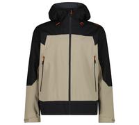 CMP - 3L Jacket Fix Hood - Giacca antipioggia 58 beige/nero