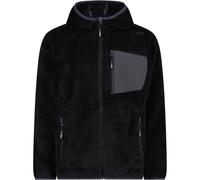 CMP Bambini Highloft Hoodie giacca, nero-titanio, 164