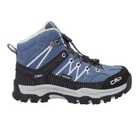 CMP Bambini Rigel Mid WP Scarpe, Space-Sky Blue, 34 | Impermeabili e Traspiranti, Suola FullOn GRIP, Quick-Lace, Scarponcini Outdoor per Escursioni e Avventure