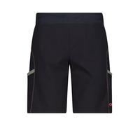 CMP Bermuda da trekking da donna con funzione Dry-Function, leggero, elastico e ad asciugatura rapida, con funzione Dry-Function. Vita comoda e tasche laterali, ideale per esterni., Antracite-avocado