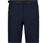 CMP - Bermuda Elasticizzati da Uomo, B.Blue-Limegreen, 50