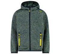 CMP - Boy's Jacket Fix Hood Jacquard Knitted - Giacca in pile 116 olivia